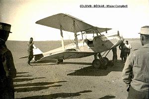 Colomb Bechar 1922- Major Cambell
